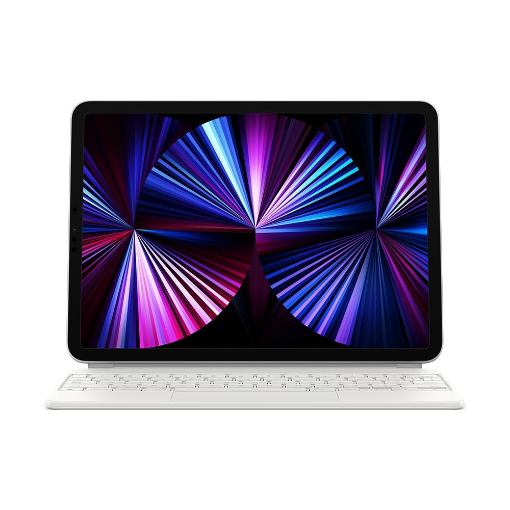 Apple Magic Keyboard for iPad Pro 11-inch (4th Gen)/iPad Air 11-inch M2 (2024)/iPad Air 5 - US English - White